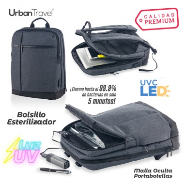 Morral Backpack Esterilizador Urban Travel