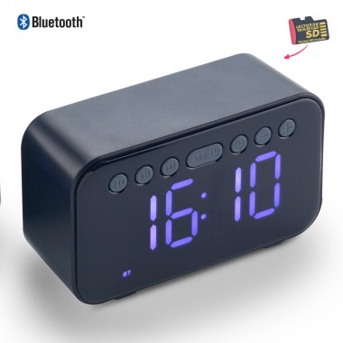 Speaker Bluetooth con Reloj