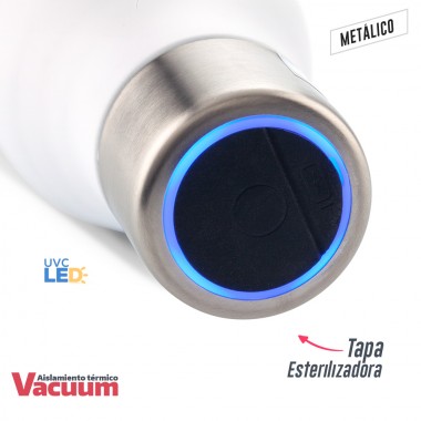 Botilito Metálico UV-C Clean 500ml